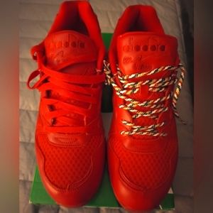 Diadora v7000 red size 11 mens